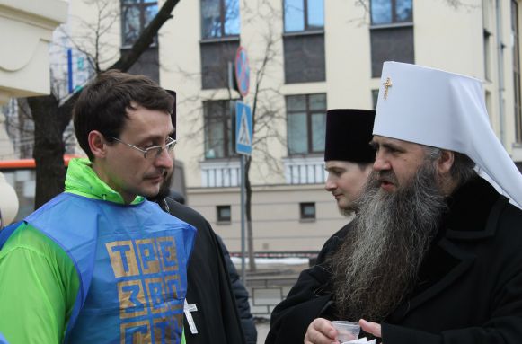 Молодёжная акция на улице Минина