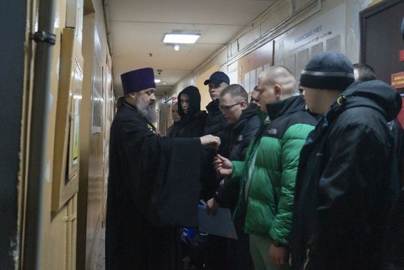 Отправка призывников Новости Сормовского благочиния