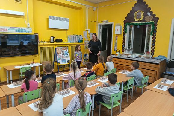 Урок в детском саду Новости Сормовского благочиния