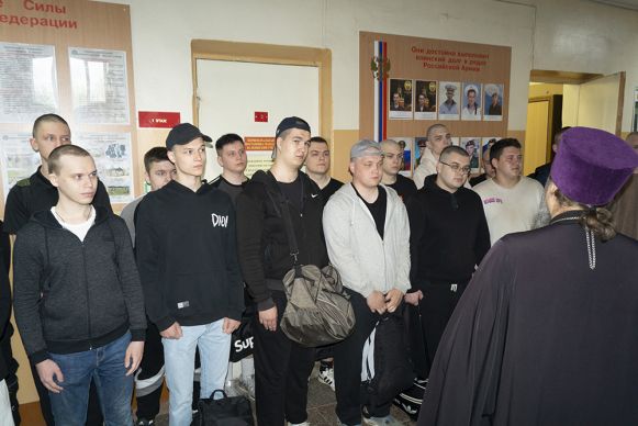 Отправка и напутствие призывников Новости Сормовского благочиния