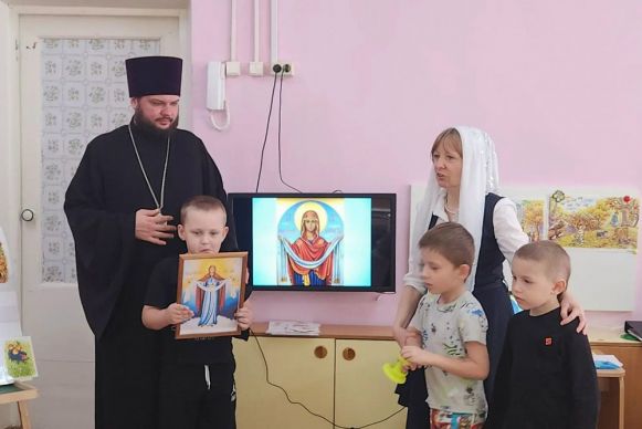 Духовное занятие в детском саду Новости Сормовского благочиния