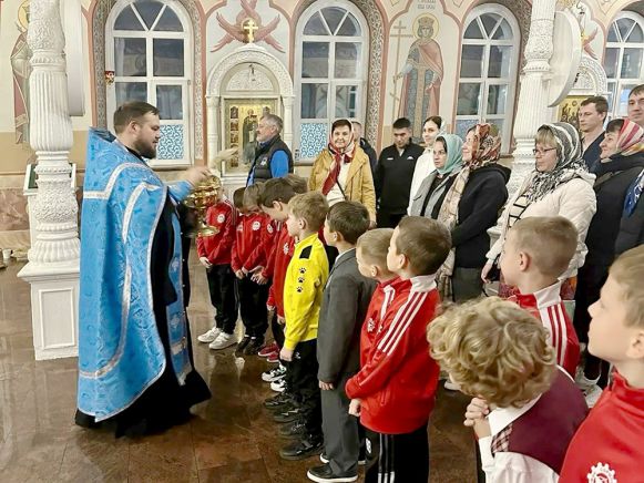 Молебен перед соревнованиями Новости Сормовского благочиния