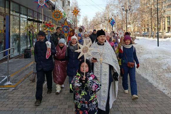 Святочное шествие в Сормове Новости Сормовского благочиния