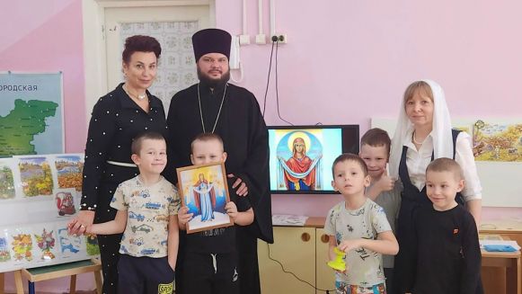 Духовное занятие в детском саду Новости Сормовского благочиния