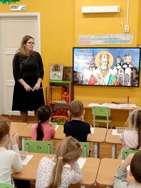 Тематическое занятие в детском саду Новости Сормовского благочиния