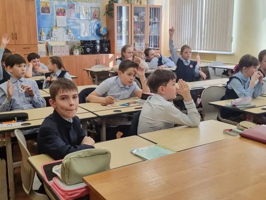 Библейский урок в сормовской православной гимназии Новости Сормовского благочиния