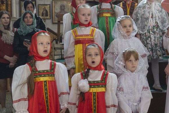 Детский пасхальный хоровой собор Новости Сормовского благочиния