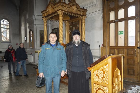 Спасатели в храме Новости Сормовского благочиния