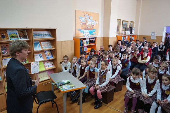 Встреча в детской библиотеке