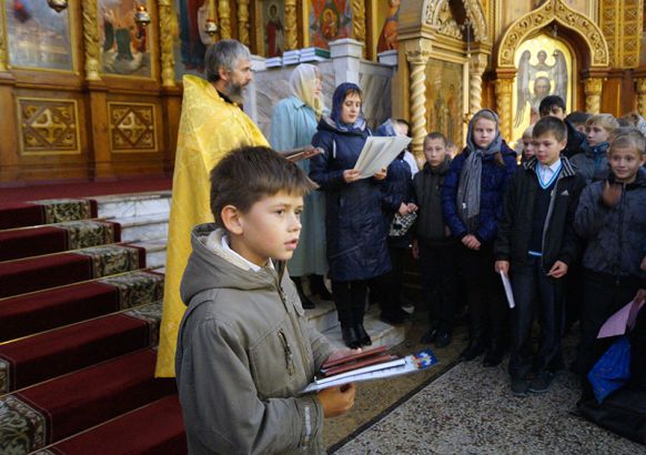 Молебен Сергию Радонежскому