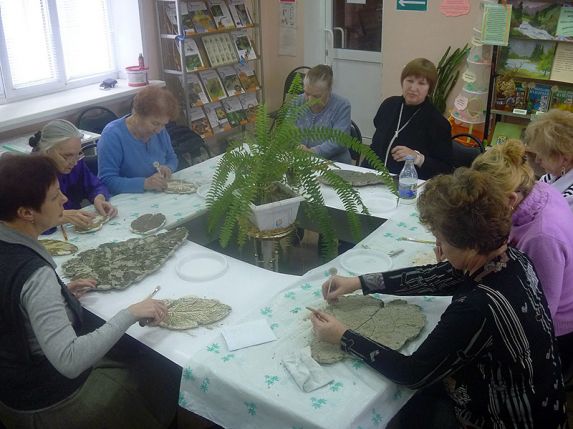 Изготовление листьев из гипса и цемента