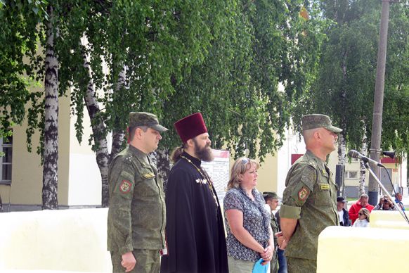 Присяга в воинской части