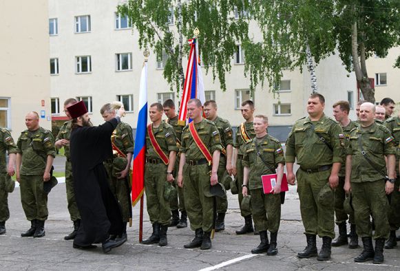 Митинг в воинской части