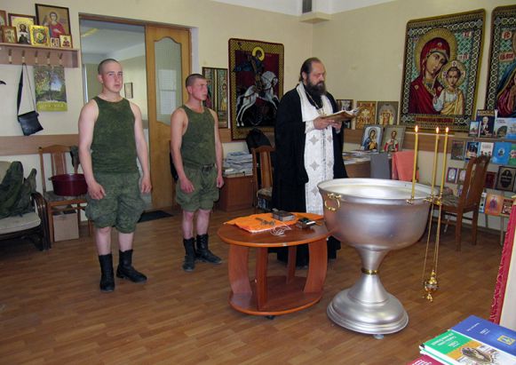 Крещение в армии