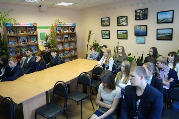 Юные читатели библиотеки имени Зайцева