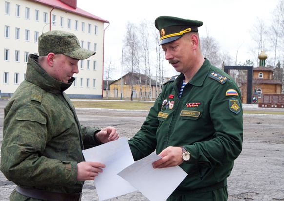 Пасхальный праздник в воинской части