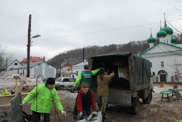 Сормовские волонтёры за работой