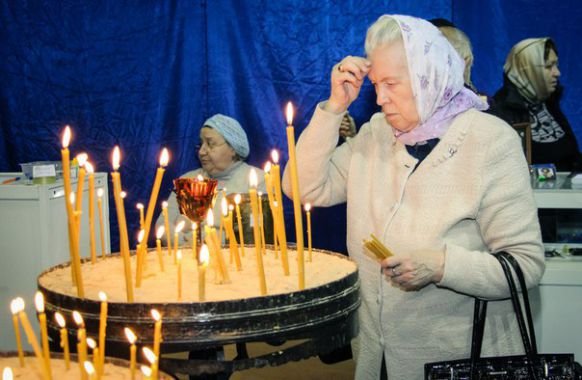 лития на православной выставке ярмарке